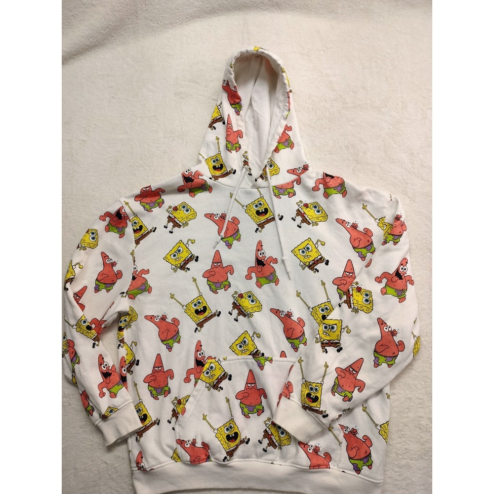 Nickelodeon Spongebob Squarepants and Patrick Sweatshirt, Hoodie, Size L